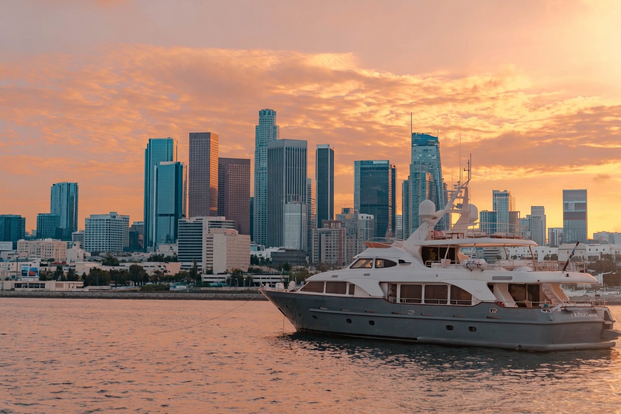 Los Angeles Harbour View
